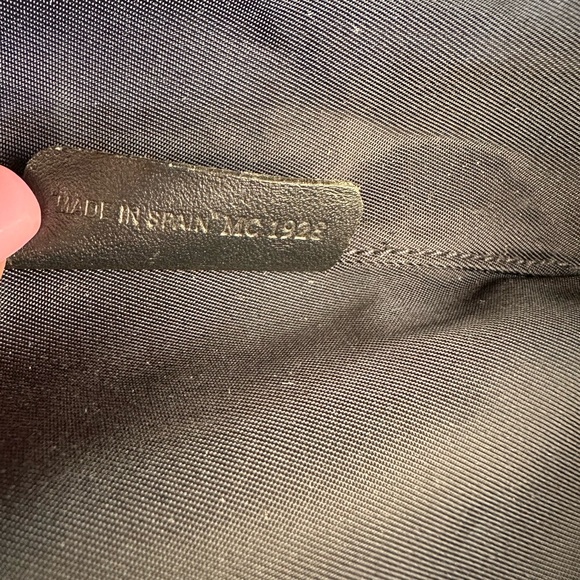 AUTH DIOR/ChristianDior CD Saddle Bag Navy Trotter Jacquard - Picture 8 of 8